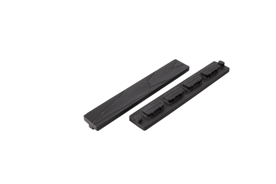 Заглушка для террасной доски T-Decks 150x25 мм ДПК цвет графит