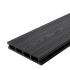 Террасная доска ДПК T-Decks цвет Графит 150x25x3000 мм двусторонняя вельвет/структура древесины 0.45 м²