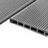 Террасная доска ДПК T-Decks цвет Серый 150x20x3000 мм двусторонняя вельвет/структура древесины 0.45 м²