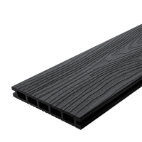 Террасная доска ДПК T-Decks цвет Графит 150x20x3000 мм двусторонняя вельвет/структура древесины 0.45 м²