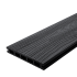 Террасная доска ДПК T-Decks цвет Графит 150x20x3000 мм двусторонняя вельвет/структура древесины 0.45 м²