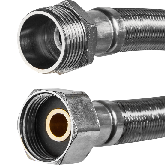 Гибкая подводка для воды Интерскол 3/4