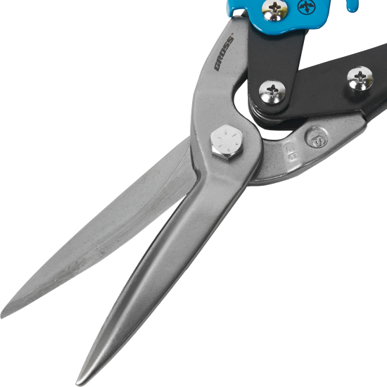 Ножницы по металлу прямой рез Gross 78329 до 0.94 мм, 270 мм