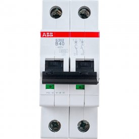 2-полюсный автоматический выключатель ABB S202 B40