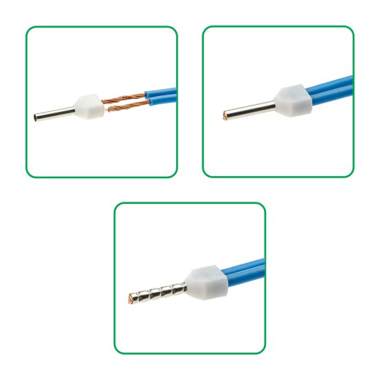 Наконечник НШВИ-1 0.5-2.5 мм² цвет разноцветный 450 шт.
