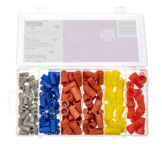 Набор изолирующих зажимов СИЗ 1-5 цвет разноцветный 155 шт.