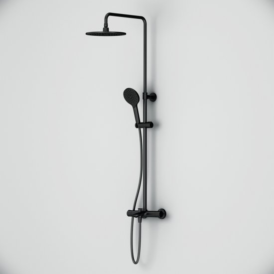 Душевая стойка AM.PM Moxie F079M522, с термостатом, 3 режима, цвет черный
