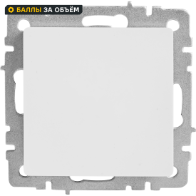 Заглушка IEK Brite цвет белый