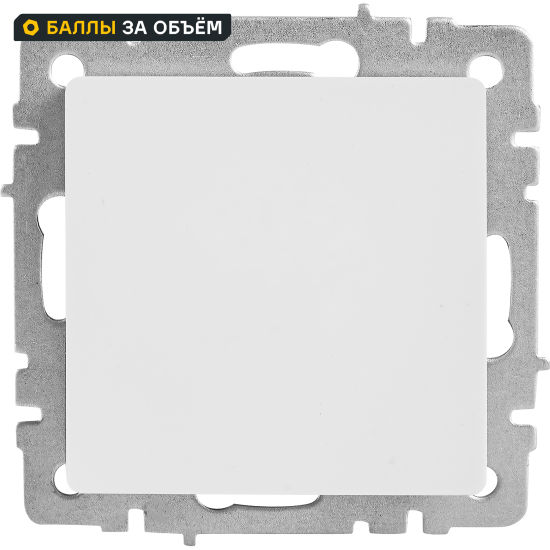 Заглушка IEK Brite цвет белый