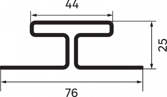 H-профиль для сайдинга ARTENS цвет серый