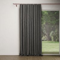 Штора на ленте Марио 200x260 см цвет графит