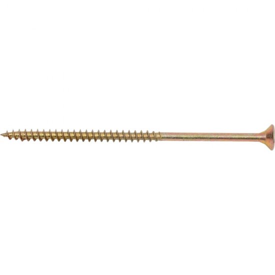 Оцинкованный желтый саморез КРЕП-КОМП POZY 6x120 5шт