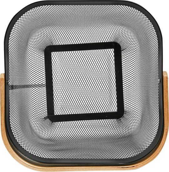 Корзина для фруктов 24.7 см металл черный