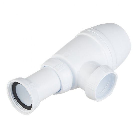 Сифон для раковины и мойки Wirquin Минор 1 1/2х40 мм без выпуска с соединением 40 мм (30718023)