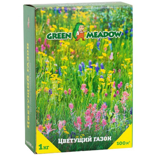 Семена газонной травы Цветущий мавританский газон Green Meadow 1 кг