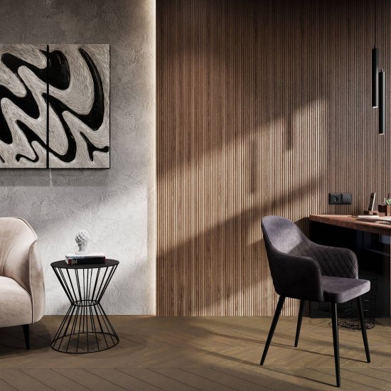 Панель акустическая 298х2750х19 мм Cosca Decor дуб старинный натуральный 1,64 кв.м (2 шт.)