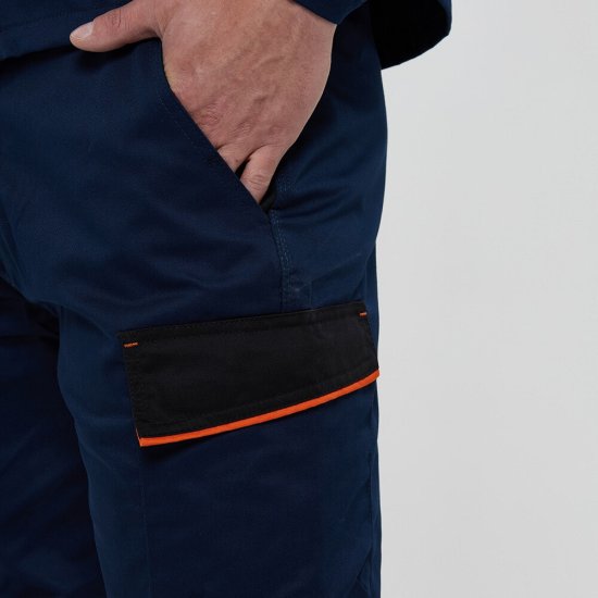 Брюки рабочие Delta Plus Mach 1 52-54 рост 180-188 см синие