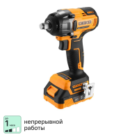 Гайковерт аккумуляторный ударный бесщеточный Deko DKIS20 063-4033, 20 В Li-Ion 2x3 Ач, 350 Нм