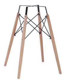 Подстолье для обеденного и письменного стола 75 см дерево цвет коричневый матовый