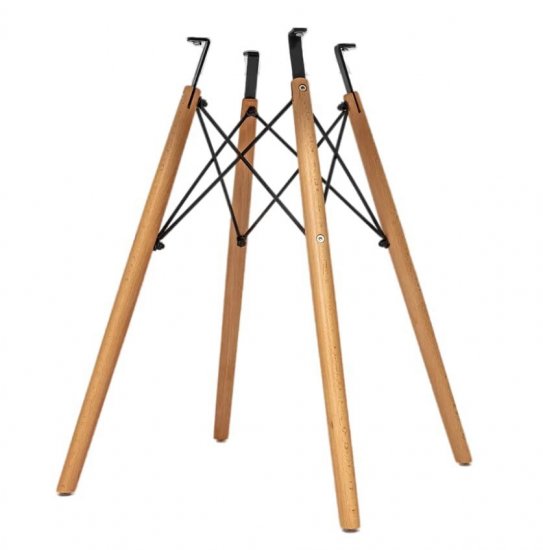 Подстолье для обеденного и письменного стола 75 см дерево цвет коричневый матовый