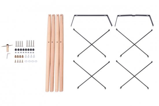 Подстолье для обеденного и письменного стола 75 см дерево цвет коричневый матовый