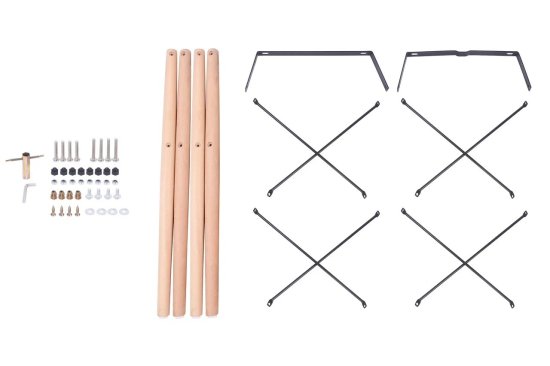 Подстолье для обеденного и письменного стола 75 см дерево цвет коричневый матовый