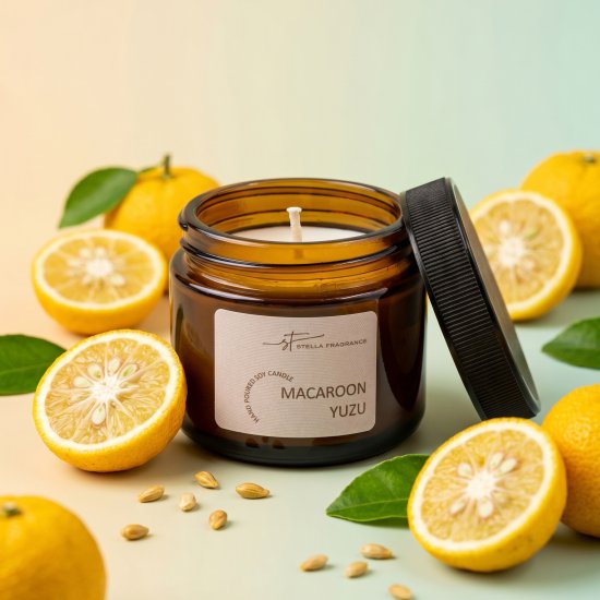 Ароматическая свеча Stella Fragrance Macaroon Yuzu 50 г