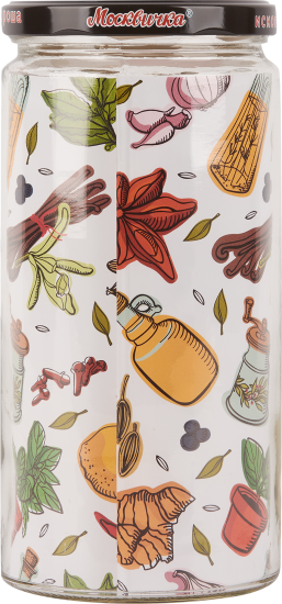 Банка с крышкой Москвичка ТО-100 v1.5 л 4 шт.