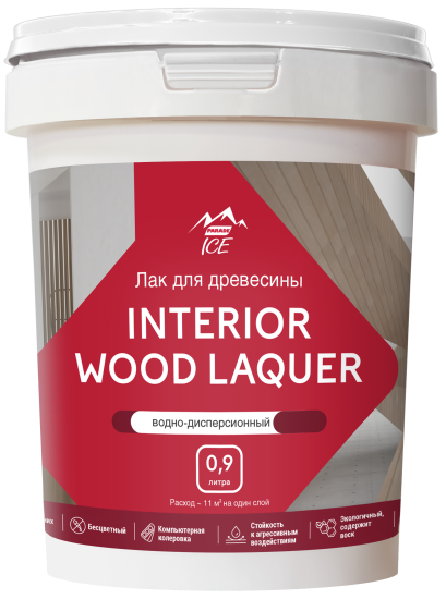 Лак для мебели акриловый Parade Interior Wood Laquer цвет прозрачный матовый 0.9 л
