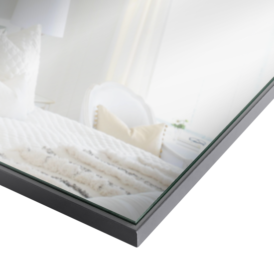 Дверь с зеркалом для шкафа Лион 59.4x193.8x2.1 см ЛДСП цвет серый