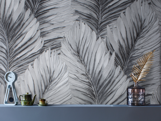 Обои флизелиновые Victoria Stenova Yalta серые 1.06 м VS287319