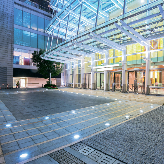 Светильник встраиваемый светодиодный уличный Uniel ULUB10A 3 Вт IP67 цвет серый