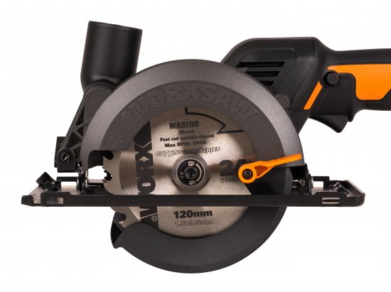 Пила циркулярная аккумуляторная Worx WT520WX, 20 В Li-ion 2 Ач, 120 мм