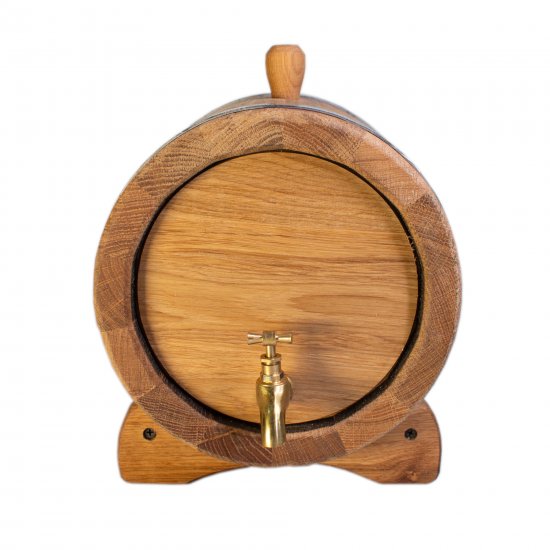 Бочка с краном 5 л дуб цвет коричневый