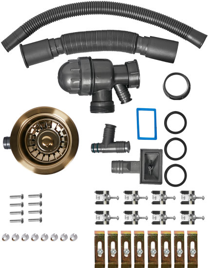 Мойка для кухни врезная М7G Delinia 20x40 см глубина чаши 17 см нержавеющая сталь цвет золото