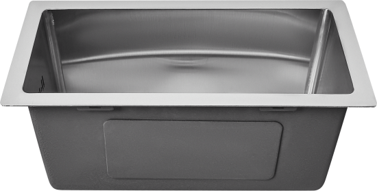 Мойка для кухни врезная М9S Delinia 20x40 см глубина чаши 17 см нержавеющая сталь цвет сатин