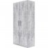 Шкаф ЦМК trend 1000x520x2200, распашной, 2-створчатый, бетонный камень