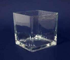 Подсвечник Evis Стеклянный кубик 100x100 см стекло цвет прозрачный