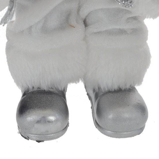 Игрушка Дед Мороз 795401 38x13x18 см цвет бело-серый