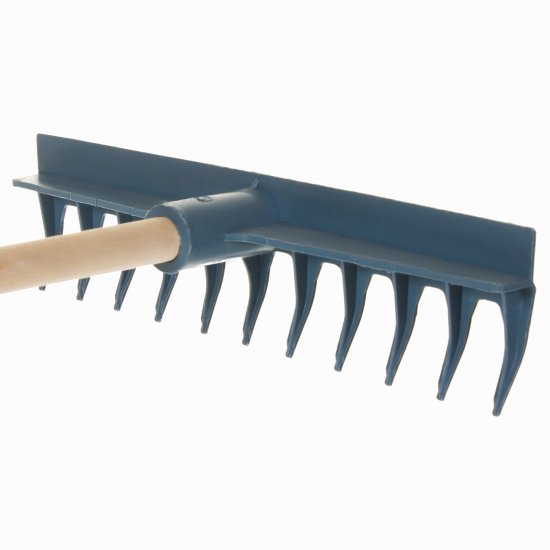 Грабли садовые 11 зубьев 130 см с черенком