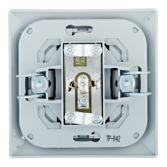 Розетка телевизионная Svet Стиль встраиваемая серебро (EV 0365-4118)