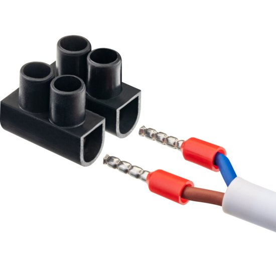 Клемма Duwi 12х6 кв.мм черный (26623 5)