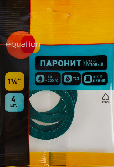 Прокладка безасбестовая Equation 1 1/4