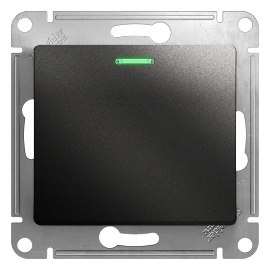 Одноклавишный переключатель Systeme Electric Glossa