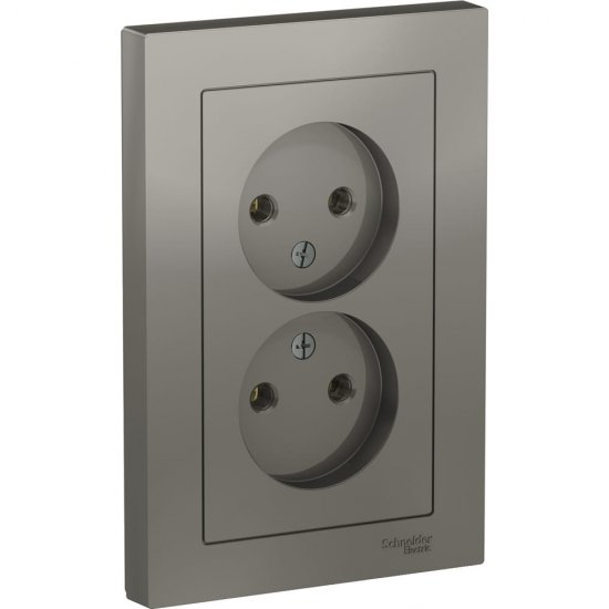 Двойная розетка Systeme Electric AtlasDesign