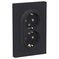 Двойная розетка Systeme Electric AtlasDesign