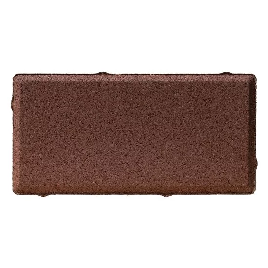 Плитка тротуарная BRAER прямоугольник 200x100 мм цвет красный толщина 60 мм
