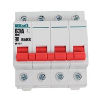 Выключатель нагрузки DEKraft ВН-102 4п 63А