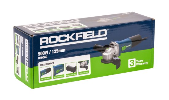 УШМ сетевая Rockfield RF90AG, 900 Вт, 125 мм