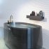 Полка для ванной Flow Skyline 900х92х90 мм металл черная (Fl-sky-m90-ч)